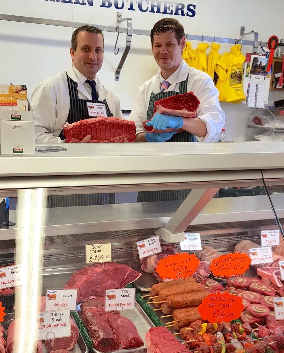 Mark and Tom in the Boxted shop